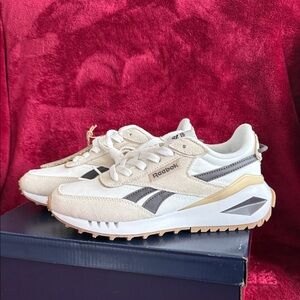 Reebok Cream and Brown Casual Shoes
